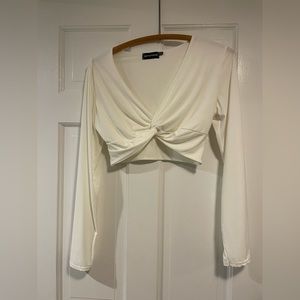 PLT Long Sleeved Crop Top Size US 12